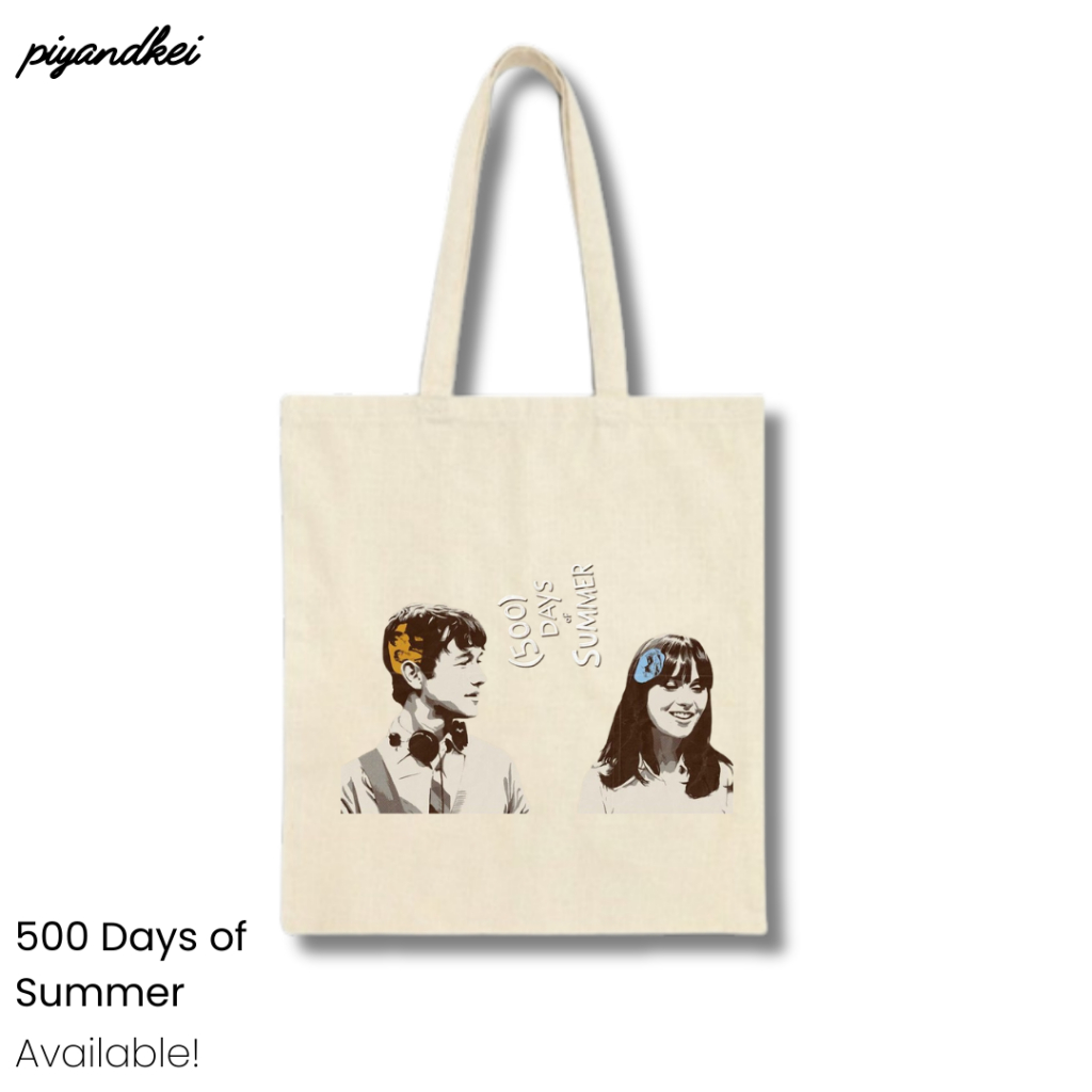 Totebag Kanvas - 500 Days of Summer