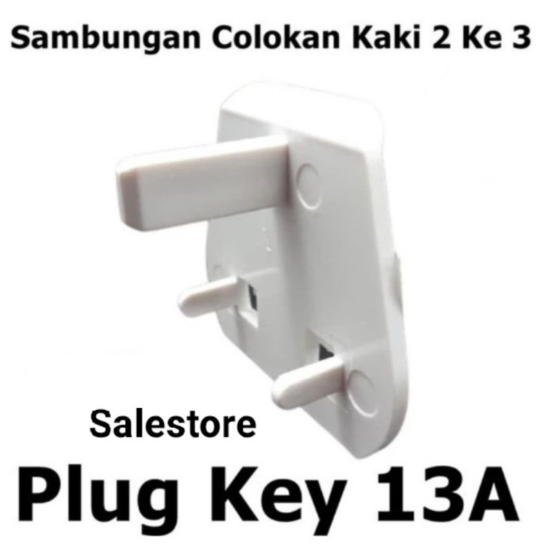 Travel Plug Key Adaptor 13A //Overan Kaki 3  untuk Travelling KE Umroh