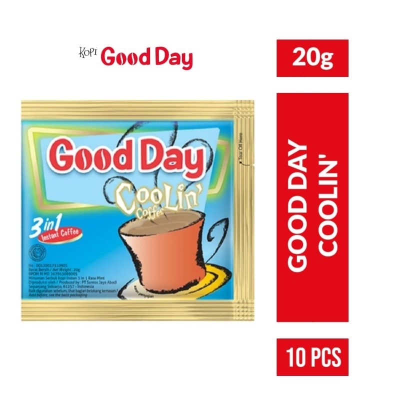 

GOOD DAY Coolin 10x20gr / Good Day Coolin Renceng 10 pcs