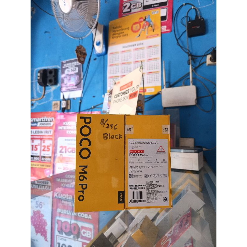 poco m6 pro ram 8/256gb baru