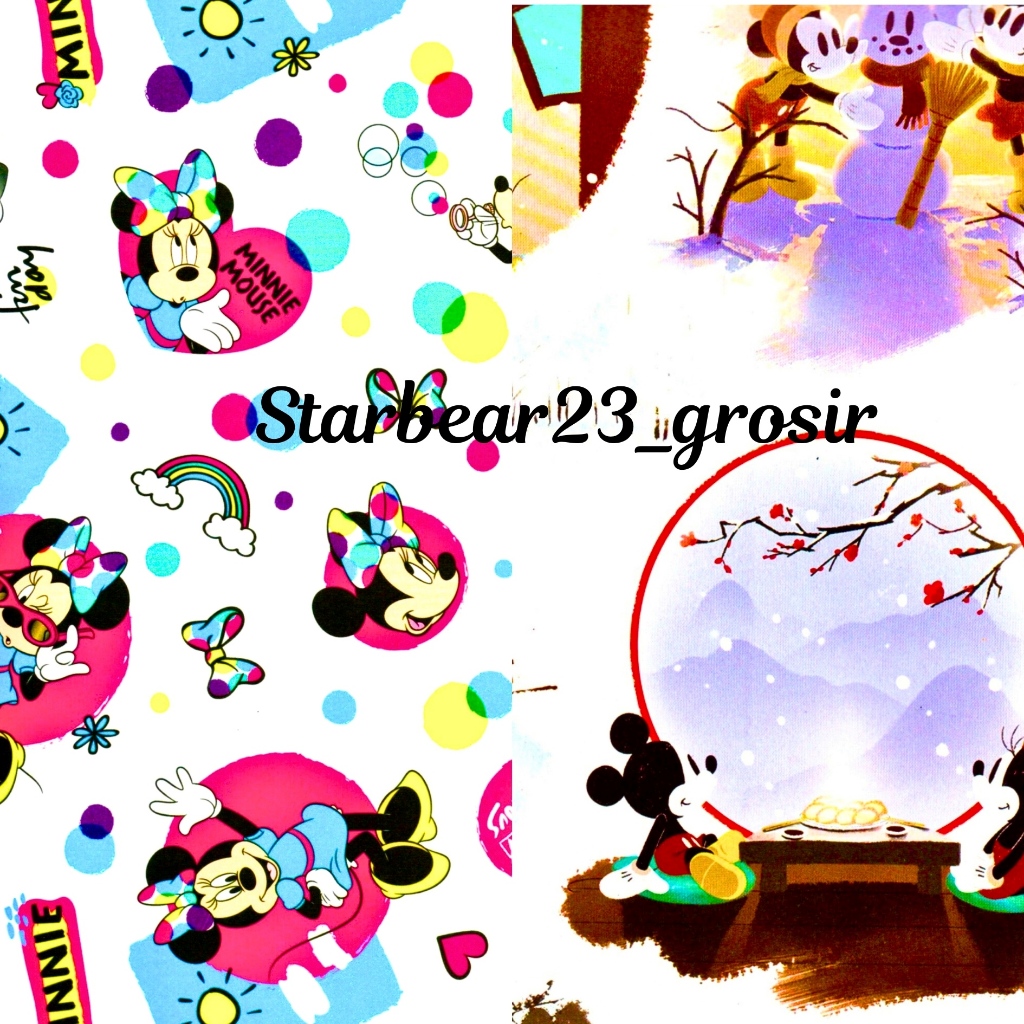 

Kertas kado Jumbo Love Minnie and Snow Sansanwawa
