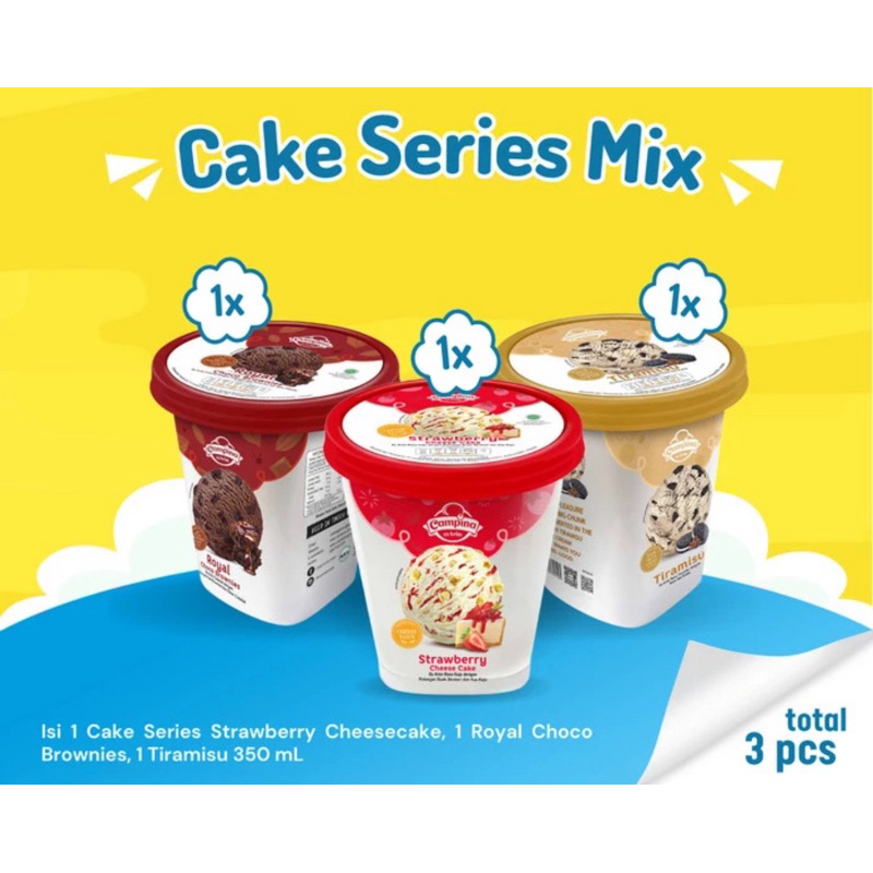 

campcamp cake series 3 pcs