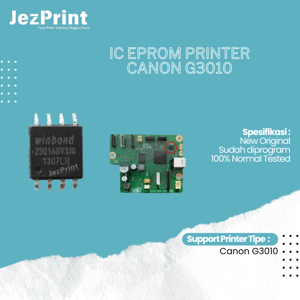 IC Eprom Canon G3010, IC Eeprom Reset Counter Canon G3010, Resetter Printer Canon G3010