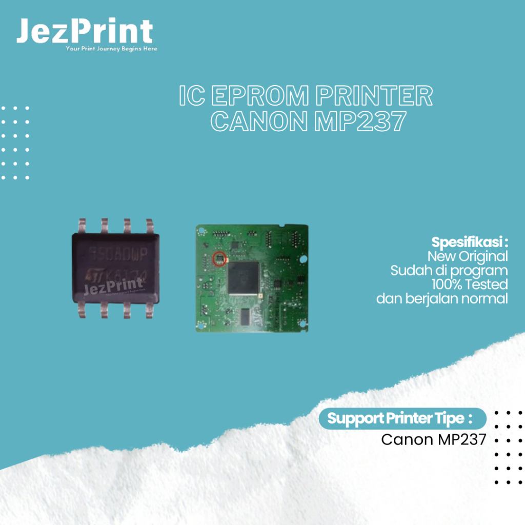 IC Eprom Canon MP237, IC Eeprom Reset Canon MP237, IC Counter MP 237, IC 95080