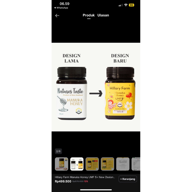 

Hillary Farm Manuka Honey UMF 5+ New Zealand (MADU)