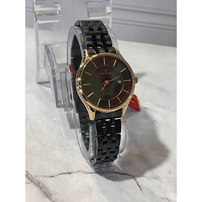 Jam Tangan Wanita Mirage 8544BRP-L Original Tahan Air