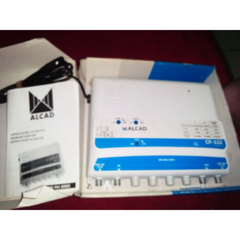 ✨Ori Boster Alcad Rf  If Cf 112 38Db/ Line Amplifier Made In Spain