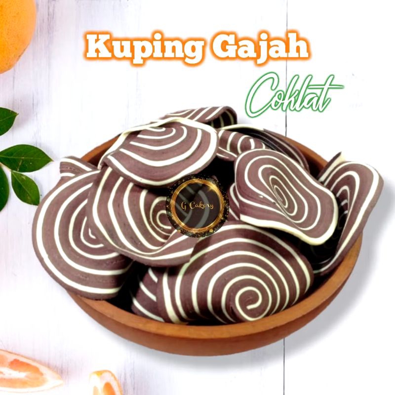 

Kuping Gajah Coklat 100g