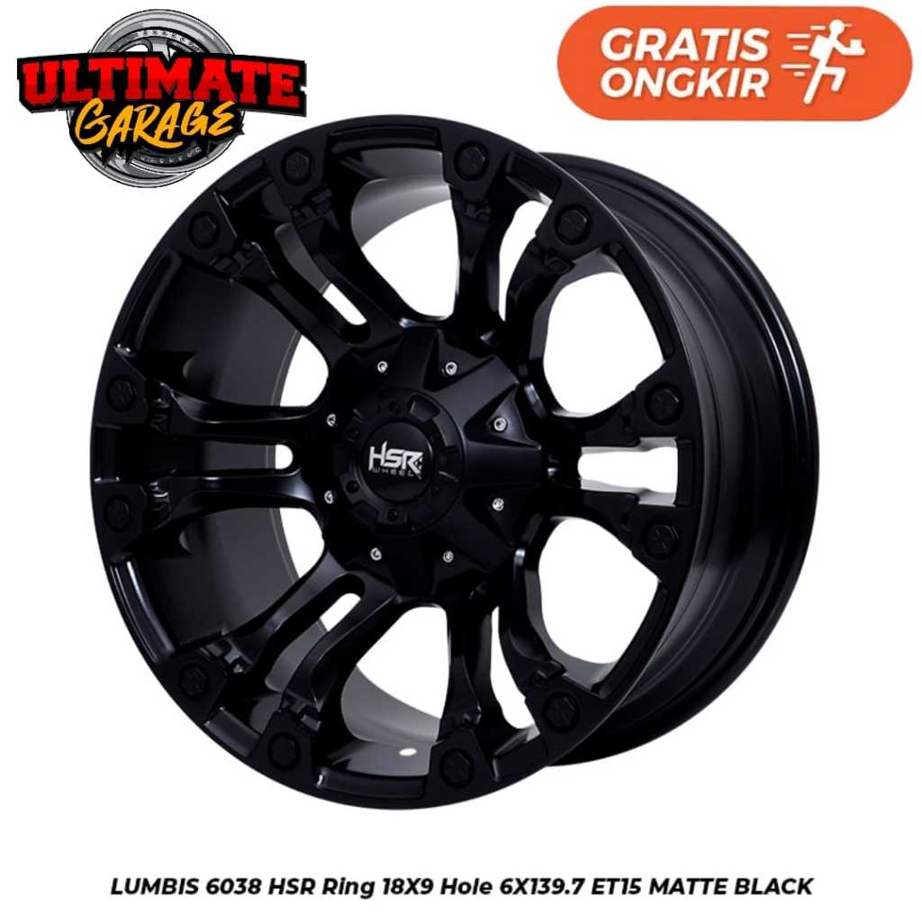 Velg HSR Ring 18 Model Offroad Mobil Triton Ford Dmux Dll