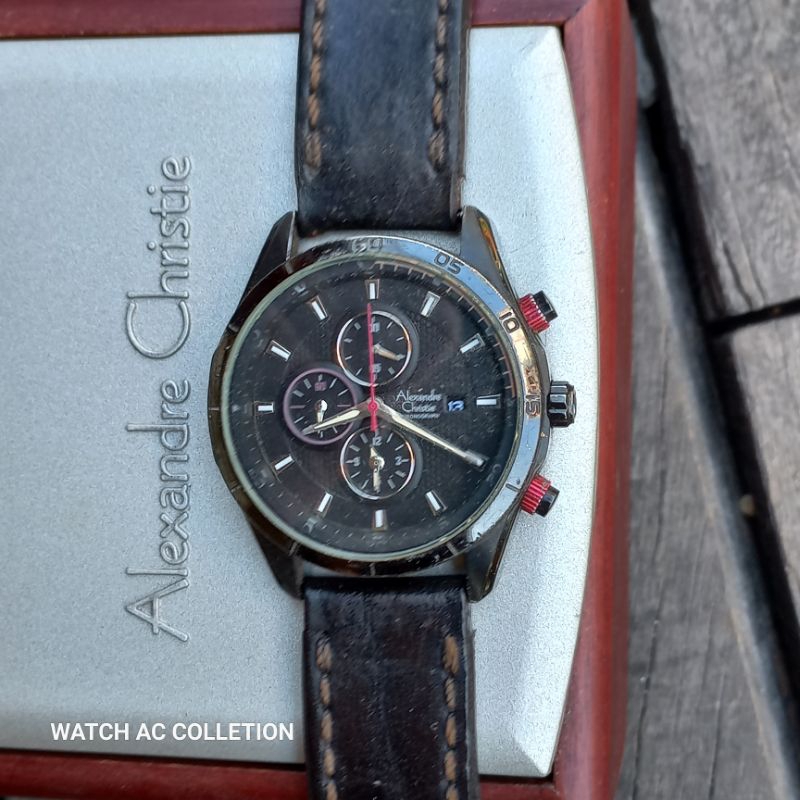 Alexandre Christie cronograp full original + kotak