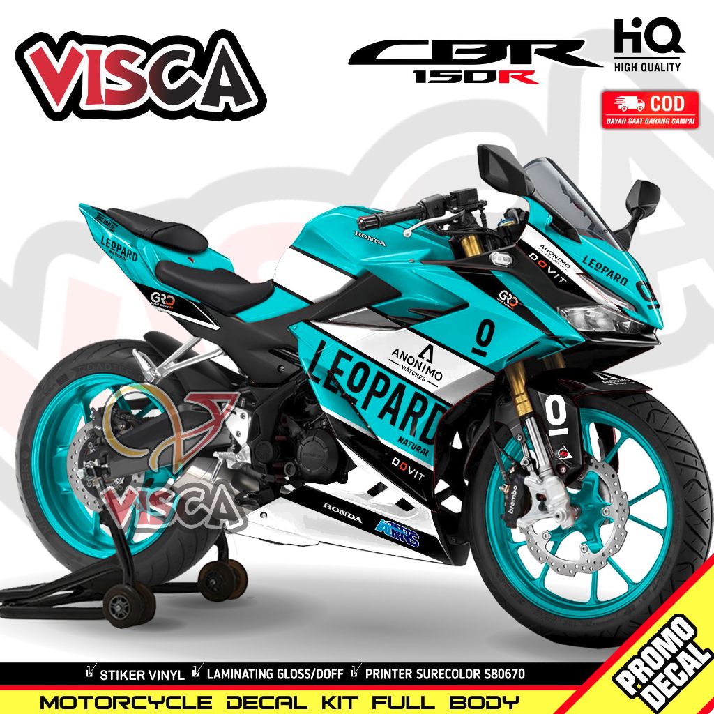 Decal Cbr 150R Full Body 2021 Stiker Cbr 150R 2021 Full Body Striping Cbr 150R 2021 Full Body LEOPAR
