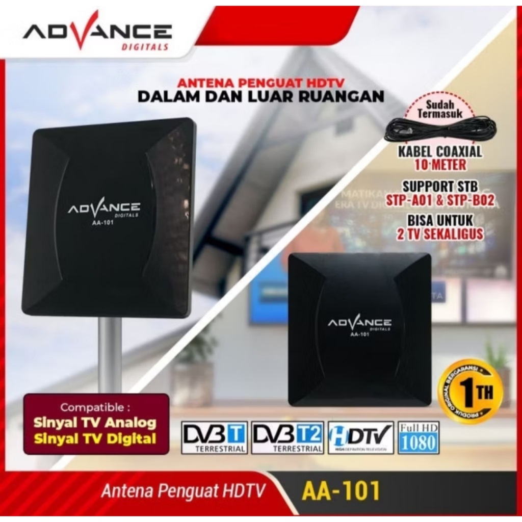Antena TV ADVANCE AA-110 | Antena TV Digital | Antena TV Indoor Outdoor