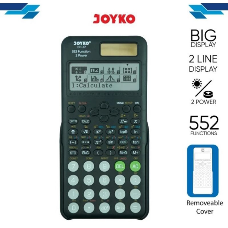 

Calculator Kalkulator Joyko CC-67 Scientific 552 Functions