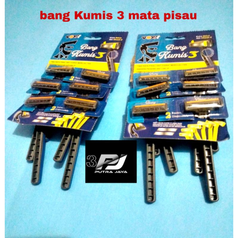 alat cukur kumis 3 mata pisau