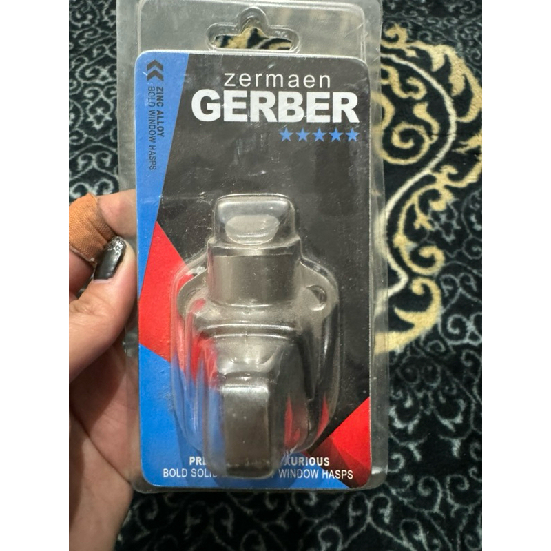 GERBER Spring Knife Gerber DS 500 Stainless Steel / Spring Knife Gerber Pengait Jendela