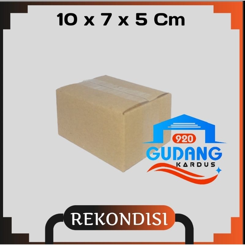 

KARDUS PACKING/KARTON/BOX UKURAN 10 x 7 x 5 Cm