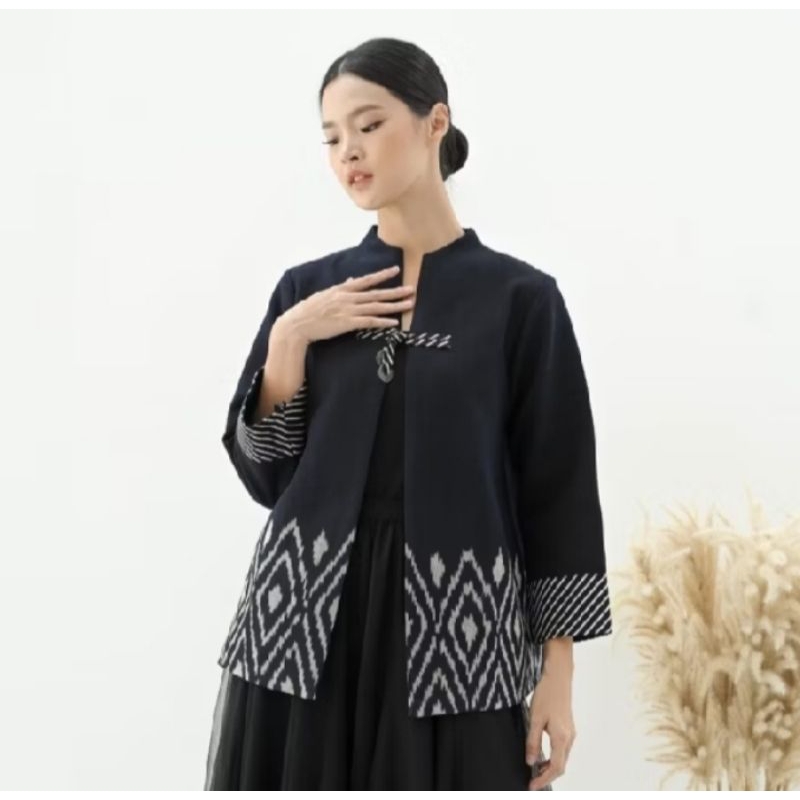 outer tenun wanita baju tenun wanita modern