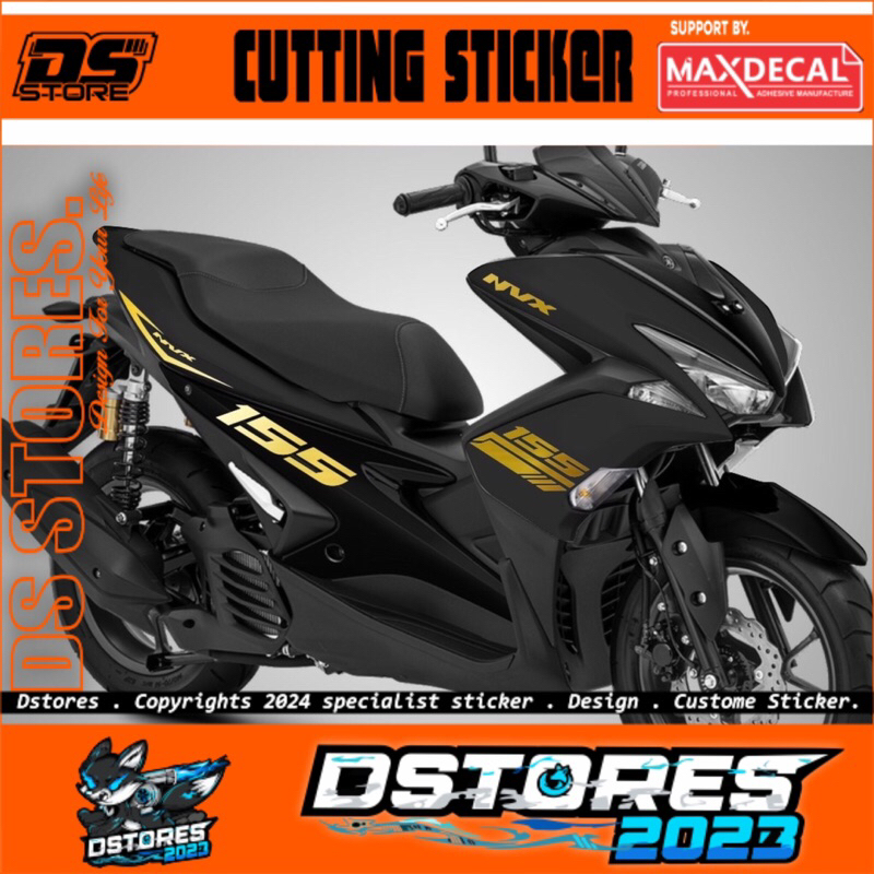 STICKER CUTTING AEROX LAMA STRIPING AEROX OLD 2018 NVX STIKER AKSESORIS SEPEDA MOTOR DSTORES