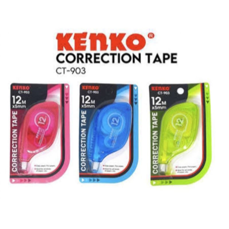 

Correction Tape Kenko CT-903 Tipex 12 Meter