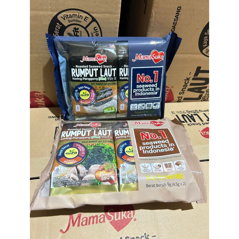 

Mamasuka Rumput Laut 9 gr / Sepack isi 2