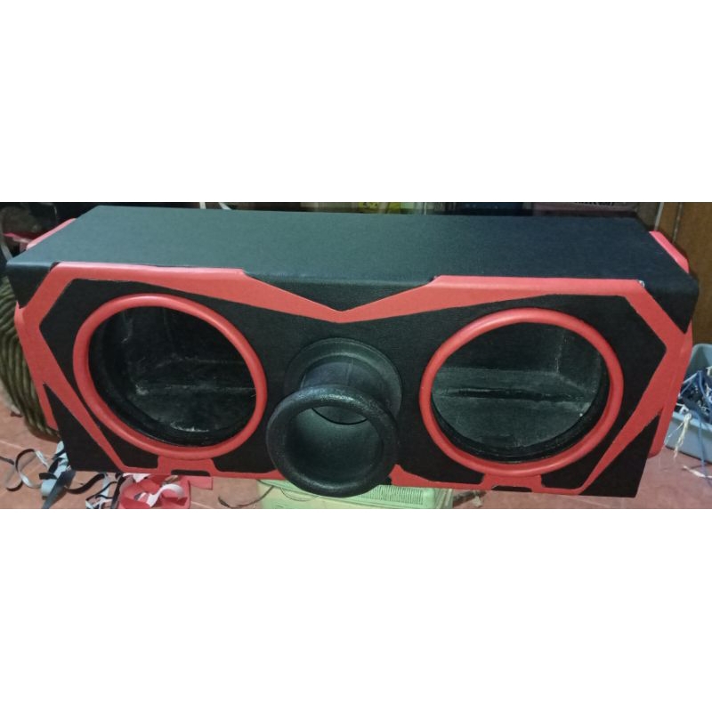 BOX DOUBLE SUBWOOFER UNIVERSAL "NEW EYES" COMPETITION CLASS