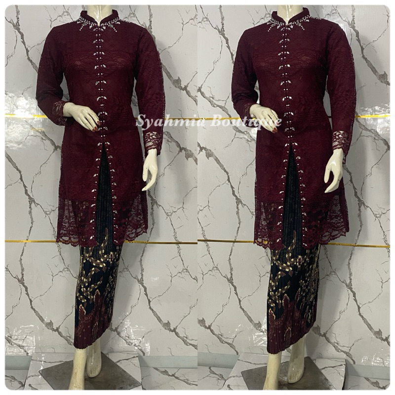 kebaya terlaris / kebaya tunik sanghai / kebaya tunik borkat / kebaya modern / kebaya kondangan / ke