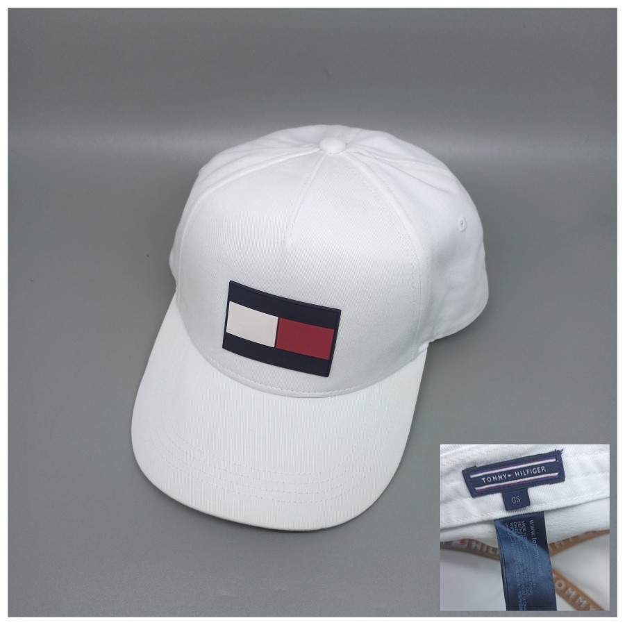 Topi Tommy Hilfiger Cap Logo karet tebal Second Preloved Original 008