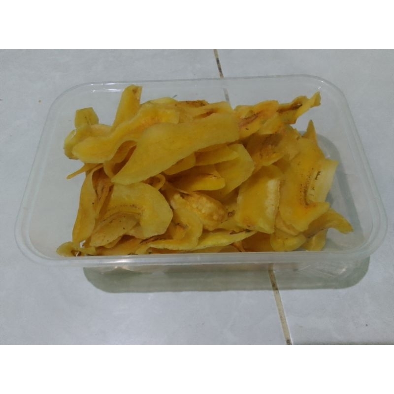 

keripik pisang kepok original rasa asin gurih