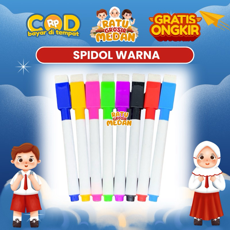 

Spidol Papan Tulis Mini Dengan Penghapus