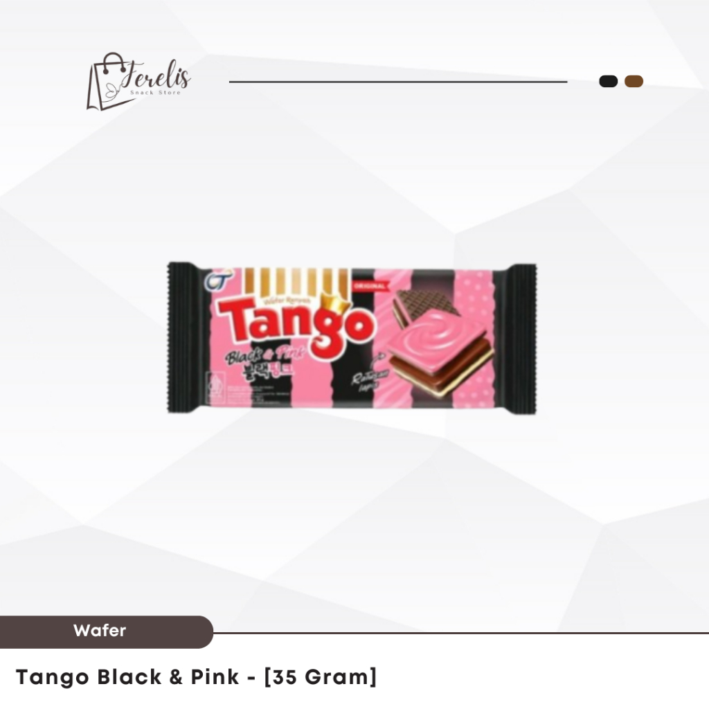 

Waffer Tango Black & Pink 35 gram Exclusive JKT48 - [1 Pack isi 10+3 pcs]