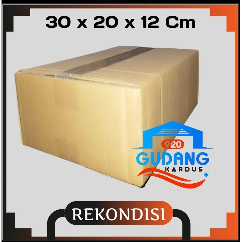 

KARDUS PACKING/KARTON/BOX UKURAN 30 x 20 x 12 Cm