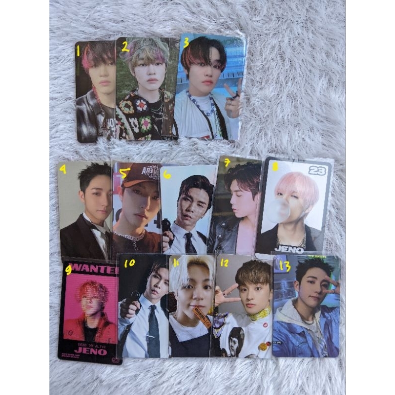 JUAL WTS OFFICIAL PHOTOCARD NCT CHENLE RENJUN JOHNNY JENO MARK GLIMO HELFUT LENTI CAFE DISKON