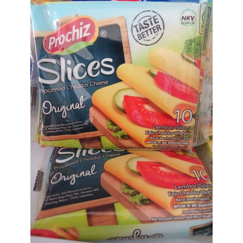 

keju prochiz slice original 160gr