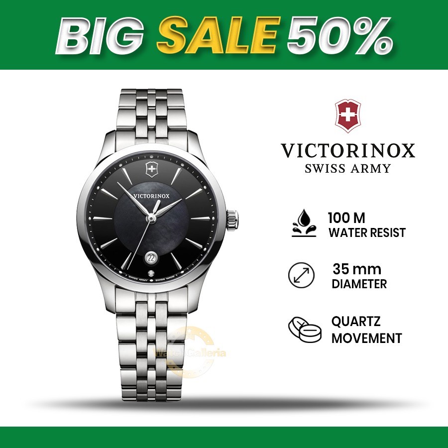 [ CLEARANCE SALE ] Jam Tangan Victorinox  SW241751S 241751 Swiss Army Alliance Original Murah