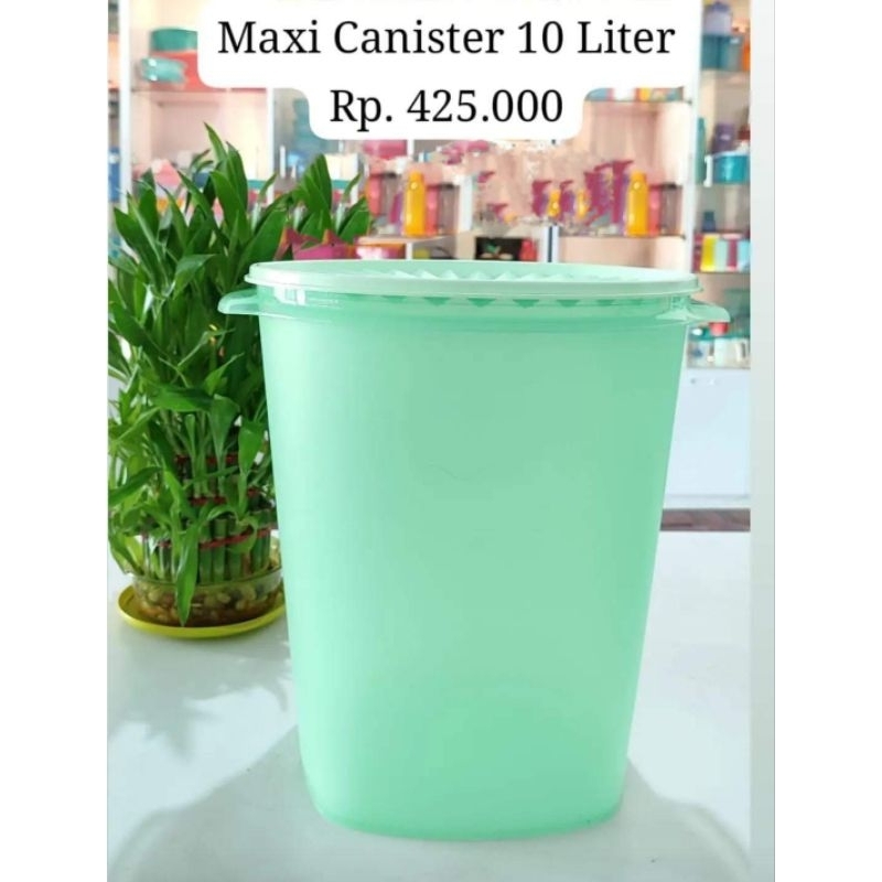 PROMO TOPLES JUMBO 10LITER TUPPERWARE MAXI CANISTER 10LITER