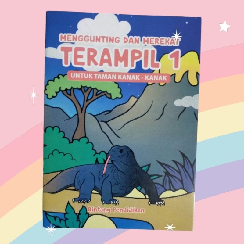 buku menggunting dan merekat TERAMPIL 1 untuk TK penerbit bintang pendidikan