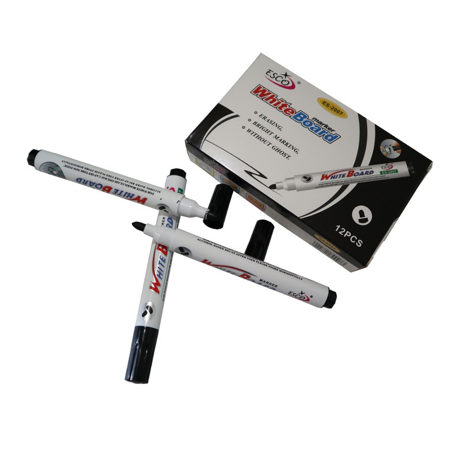 

Spidol Besar Papan Tulis Whiteboard Marker / Spidol Esco Es-2007 Whiteboard Non Permanent 1 Pcs