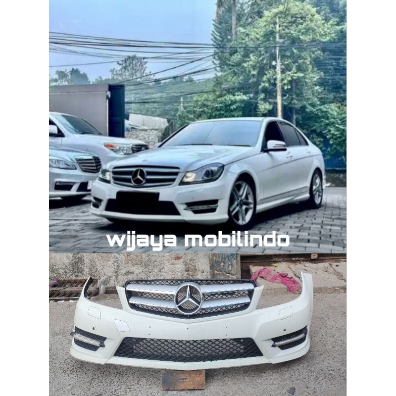 bemper depan mercedes benz w204 original