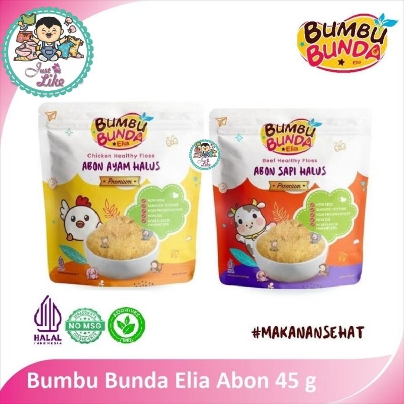 

Bumbu Bunda Elia Abon Sapi MPASI / Abon Ayam / Abon MPASI / Abon Bayi / Abon Cipung Asli / Abon Halus Premium