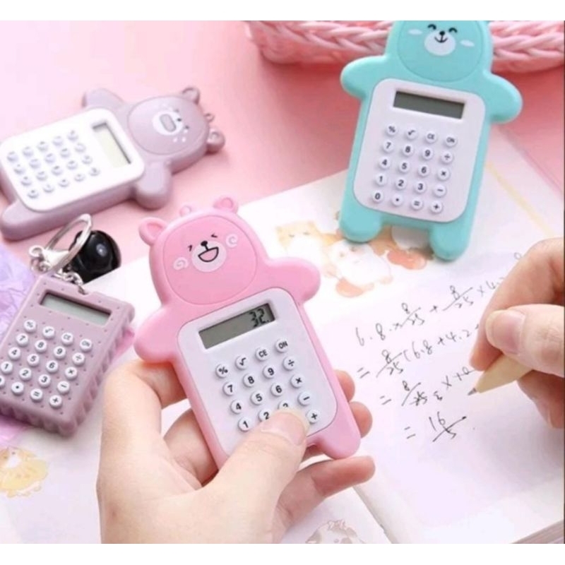 

KALKULATOR MINI PORTABEL MOTIF BEAR BERUANG PRAKTIS DAN EKONOMIS