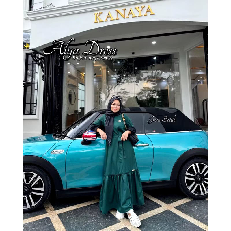 GAMIS ALYA DRESS BY JOURNEY BISA COD