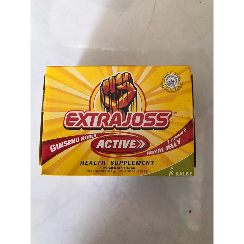 

EXTRAJOSS 1 KOTAK ISI 12 SACHET