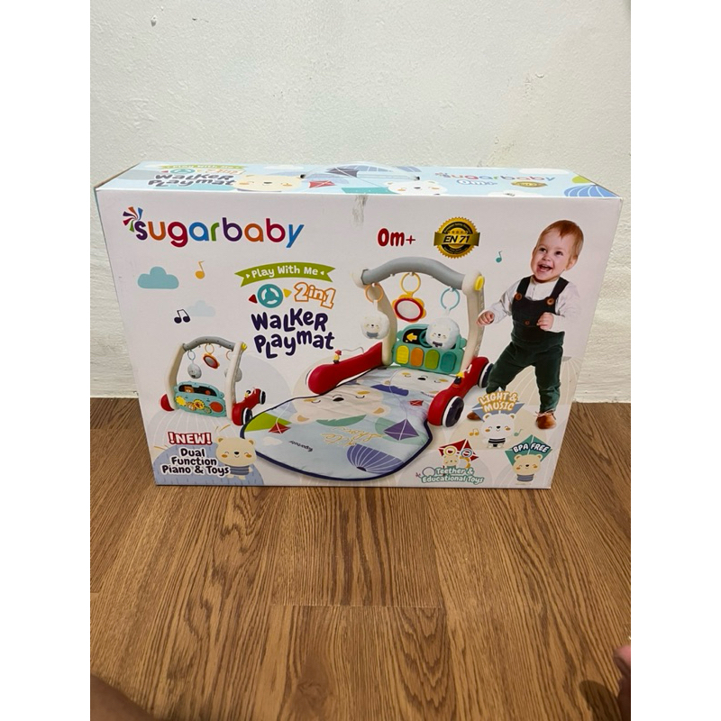 SUGAR BABY 2 IN 1 WALKER PLAYMAT - SUGAR BABY PLAYMAT WALKER