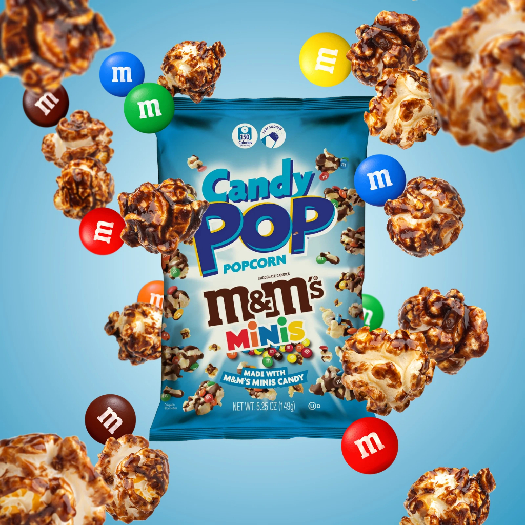 

Snack COOKIE POP Popcorn M&M's Minis 149gram asal USA Amerika