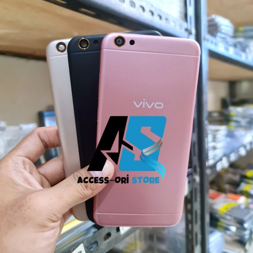 Backdoor Tutup Belakang HP Vivo V5 1601 Bekdor Housing Casing Back Cover Kesing