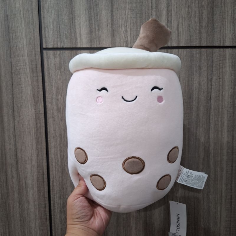 Boneka Capit Wawa Games Kualitas Import - XL Strawberry Boba by Miniso