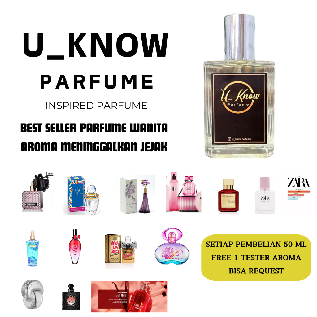 U_Know Parfume. Best seller parfume cewe