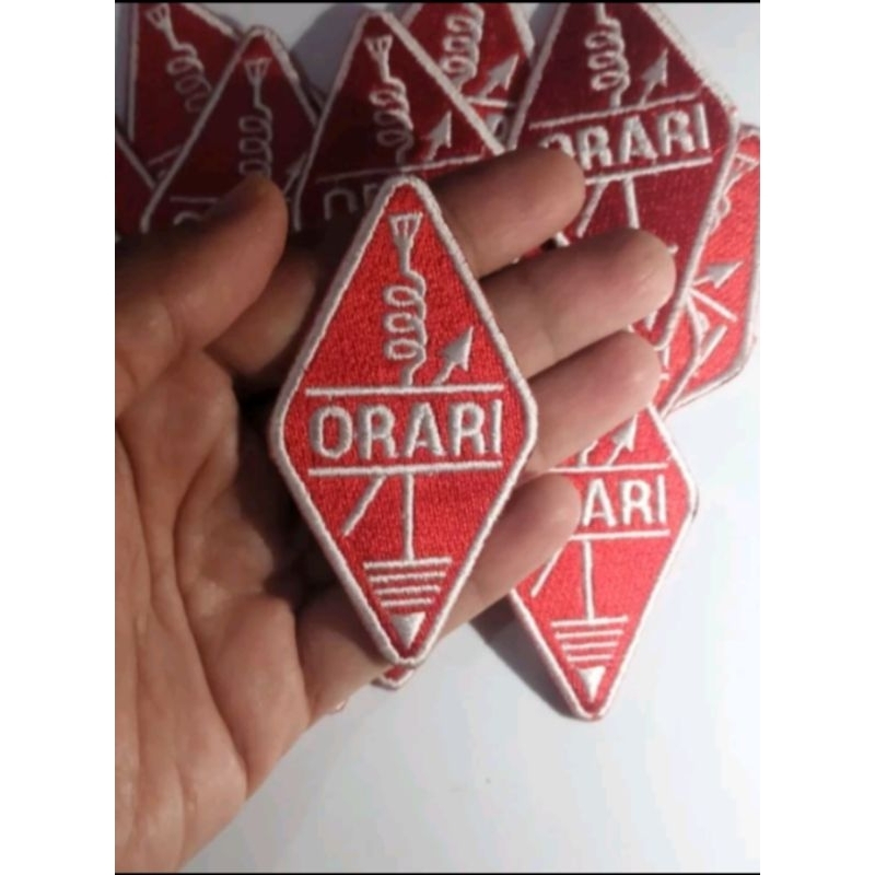 Bordir patch/logo/emblem Orari /wing orari