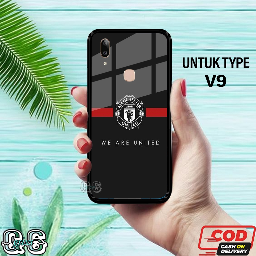 [gsixs_case]case vivo v9- case Glossy-Pelindung )case(manchester united)softcase hp-case hp-casing h