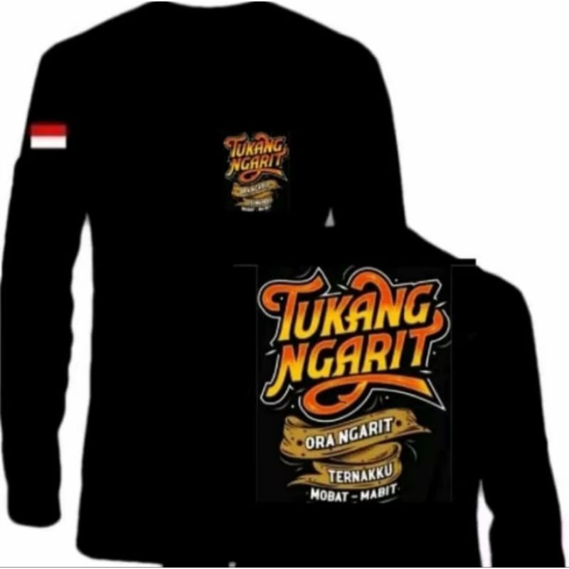 KAOS TUKANG NGARIT LENGAN PANJANG